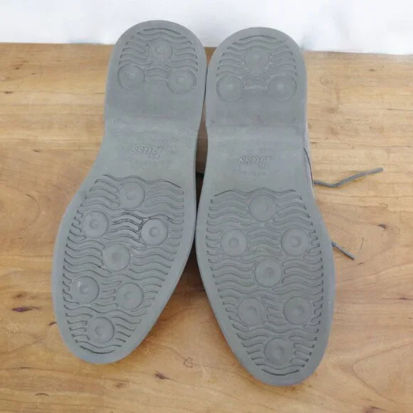 Bass Pasadena Grey Suede Derby Shoes Size 8 - Picture 4 of 8